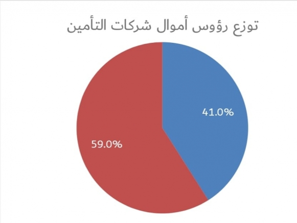 توزع رؤوس أموال شركات التأمين