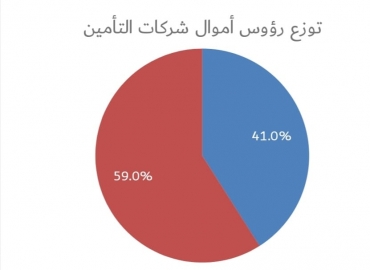 توزع رؤوس أموال شركات التأمين